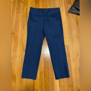 Express Photographer Mens Blue Suit Pants (Size: 33/30)